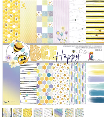 GPP 26-03 BEE HAPPY 12X12