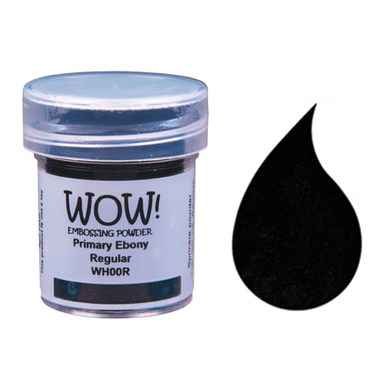WH00R Wow Embossing Powder Ebony Regular