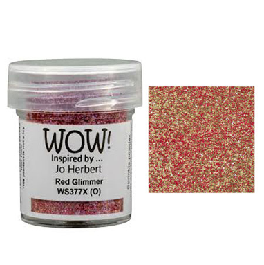 WS377X Wow Embossing Powder Glitters - Red Glimmer