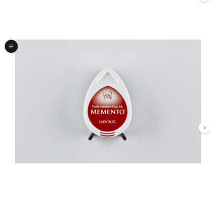 Tsukineko • Memento Dew Drop Tampone per Timbri Lady Bug