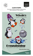 Vaessen Creative • Timbri Trasparenti by Carla Creates Christmas Penguin 2 13pz