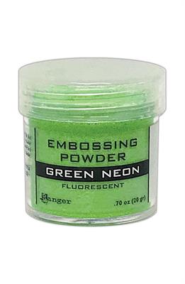 EMBOSSING POWDER- FLUORESCENT - GREEN NEON