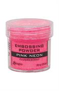 EMBOSSING POWDER- FLUORESCENT - PINK NEON