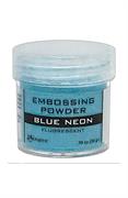 EMBOSSING POWDER- FLUORESCENT -BLUE NEON