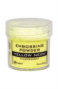 EMBOSSING POWDER- FLUORESCENT -YELLOW NEON