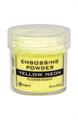 EMBOSSING POWDER- FLUORESCENT -YELLOW NEON