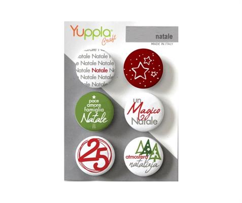 YUPPLA CRAFT BUTTONS - NATALE