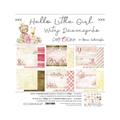 PAPER PAD CRAFT O' CLOCK 12X12  HELLO LITTLE GIRL