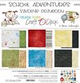 PAPER PAD CRAFT O' CLOCK 12X12 - SCHOOL ADVENTURES