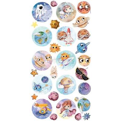 CRAFT O' CLOCK SET RITAGLIABILI  COSMIC ADVENTURES -6 FOGLI 15,5X30,5