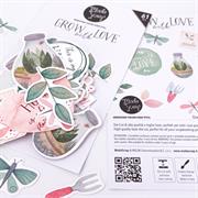 MODASCRAP DIE CUT - GROW WITH LOVE
												                      				Quantità: 61 pezzi