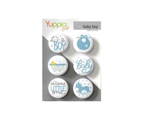 YUPPLACRAFT BUTTONS - BABY BOY