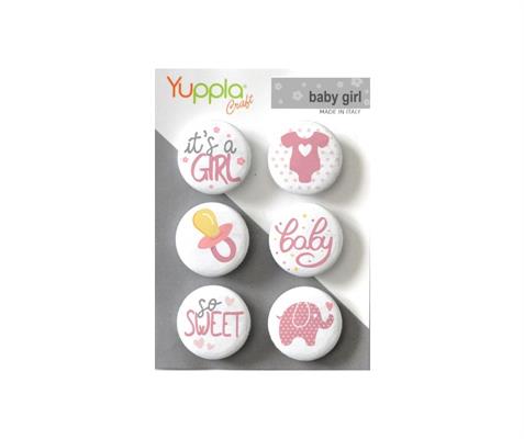 YUPPLACRAFT BUTTONS - BABY GIRL