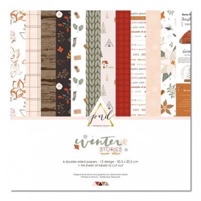 Papernova Design Winter Stories Collection Paper Pad 30x30cm